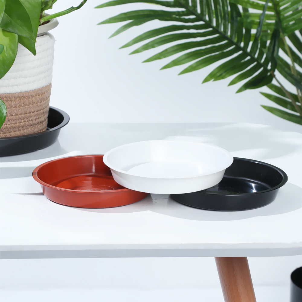 Drip Tray Saucer - 3 szt. Kształt zaokrąglony tace na