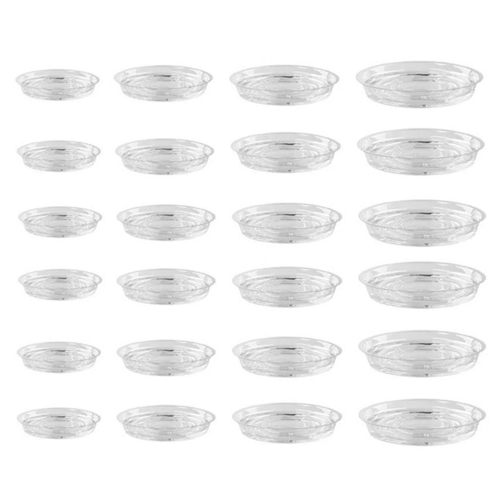 Drip Tray Saucer - 10/24 szt. Plastikowe Podstawki Pod Doniczki