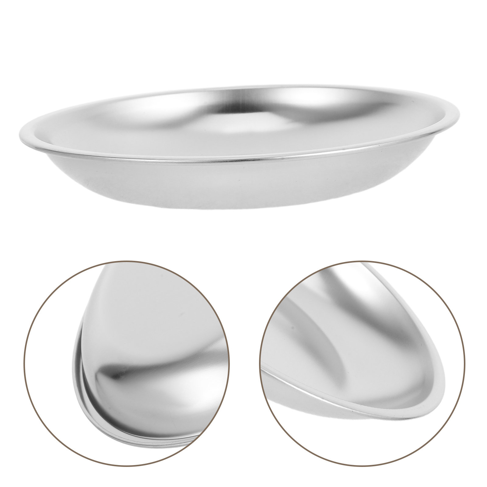 Drip Tray Saucer - Stalowa, okrągła podstawka pod torebki do
