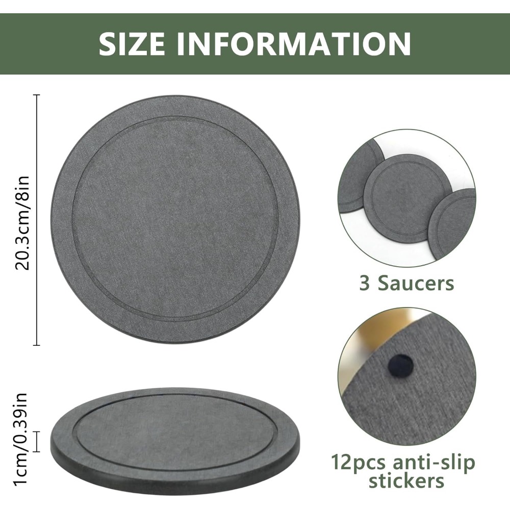 3 szt./zestaw podstaw pod doni – Drip Tray Saucer recenzja i cena