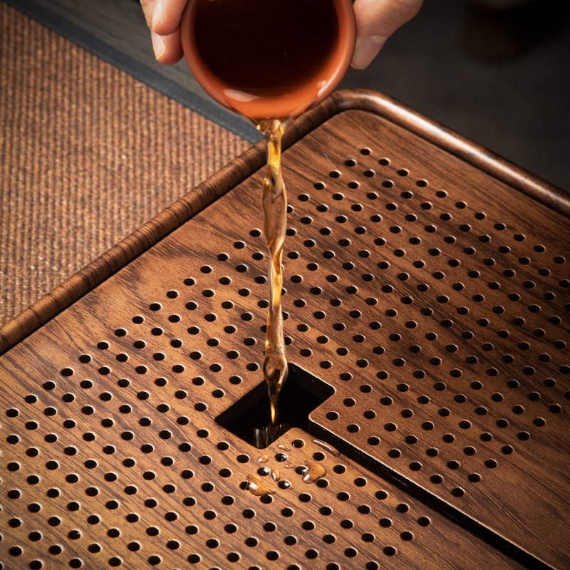 Prostokątna bambusowa taca do  – Drip Tray Saucer recenzja i cena