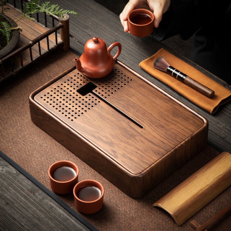 Prostokątna bambusowa taca do  – Drip Tray Saucer recenzja i cena